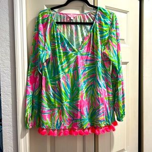 Lily Pulitzer long sleeve top.